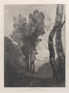 Environs de Rome, 1866. Creator: Jean-Baptiste-Camille Corot.