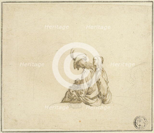 Two Gypsy Women with Child, n.d. Creator: Stefano della Bella.