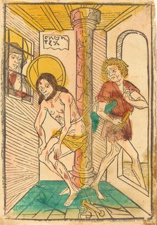 The Flagellation in the Presence of Mary, 1465/1475. Creator: Unknown.
