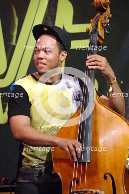 Michael Bowie, Love Supreme Jazz Festival, Glynde Place, East Sussex, 2015. Artist: Brian O'Connor.