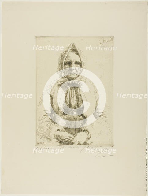 Mona, 1911. Creator: Anders Leonard Zorn.