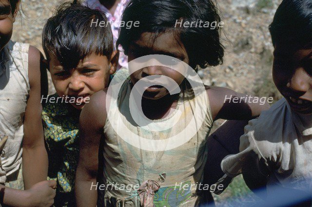Sri Lankan children. Artist: CM Dixon Artist: Unknown