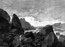 The Nile between the Cemetery of Assouan and the Island of Philae, 1883. Creator: Charles Barbant.