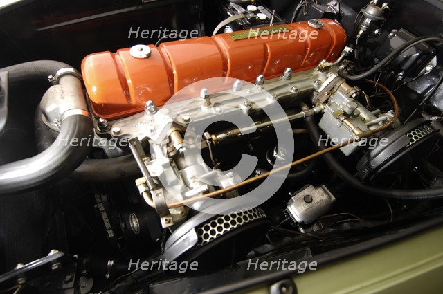 Nash Healey 1953. Artist: Simon Clay.