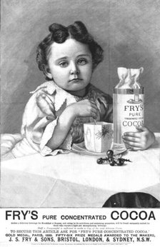 ''Fry's Pure Concentrated Cocoa', 1891. Creator: Unknown.