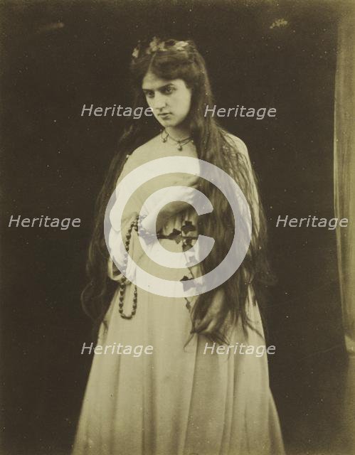 Mnemosyne (Marie Spartali, 1844-1927), 1868. Creator: Julia Margaret Cameron (British, 1815-1879).
