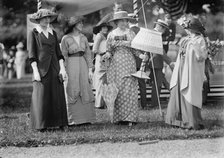 Friendship Charity Fete - Mrs. Emerson; Miss Duryea; Marian Crawford; Mary C. Mccauley, 1913. Creator: Harris & Ewing.