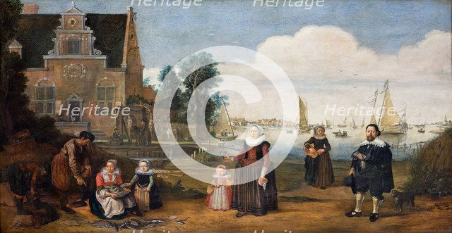 Portrait of a Family, First third of 17th cen.. Artist: Arentsz, Arent (1585-1631)