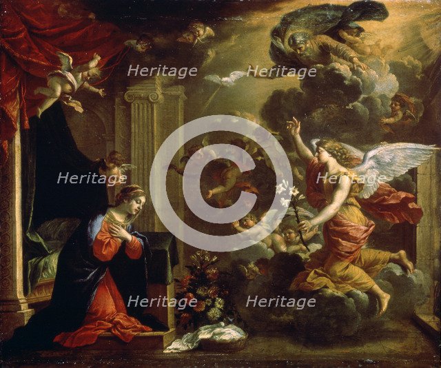 'The Annunciation', 17th century.  Artist: Eustache Le Sueur