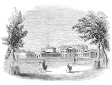 Stowe House, the park front, 1844. Creator: Unknown.