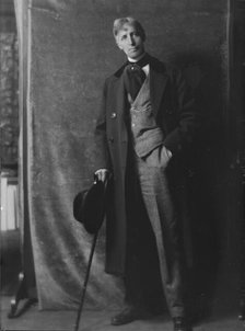 Mr. Gerald Stanley Lee, portrait photograph, 1918 Feb. Creator: Arnold Genthe.