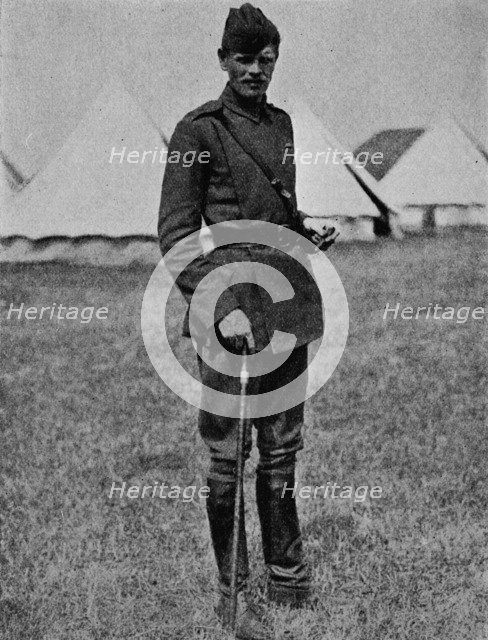 Lieutenant BH Barrington-Kennett, the first Adjutant of the RFC, 1912 (1933). Artist: Flight Photo.