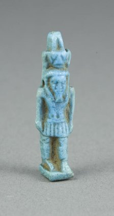 Amulet of the God Nefertem, Egypt, Third Intermediate-Late Period (about 1069-664 BCE). Creator: Unknown.