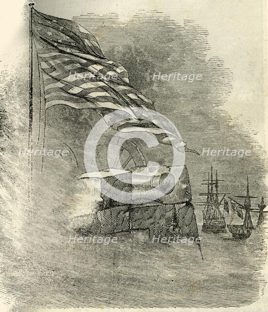 'Ornamental Headpiece - The Siege of Vera Cruz', 1849. Creator: Unknown.