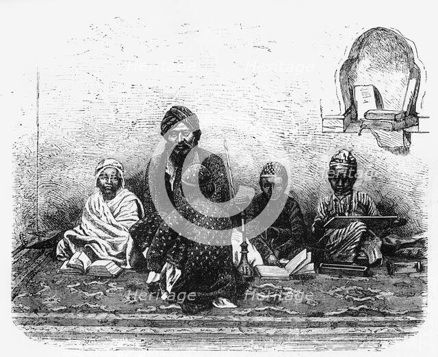 'Mussulman School at Allahabad', c1891. Creator: James Grant.