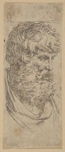 Bust of a bearded man, ca. 1600-1640. Creator: Guido Reni.