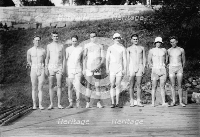 Yale Varsity line-up, between c1910 and c1915. Creator: Bain News Service.