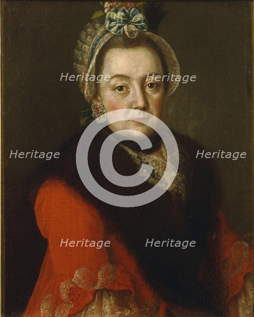 Portrait of Anna Ivanovna Kolycheva, 1768. Artist: Antropov, Alexei Petrovich (1716-1795)
