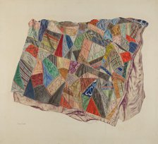 Patchwork Quilt, 1935/1942. Creator: Max Unger.