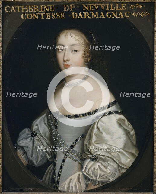 Catherine de Neufville de Villeroy, comtesse d'Armagnac (1639-1707), ca 1665. Creator: Anonymous.