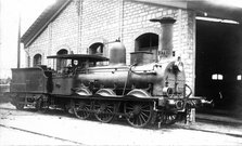 Steam engine number 278 built by Kitson at Leeds, England, system of inner cylinders and three co…