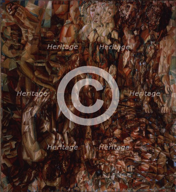 War with Germany, 1914-1915. Artist: Filonov, Pavel Nikolayevich (1883-1941)