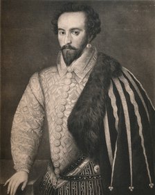 'Sir Walter Raleigh', 1588, (1904). Artist: Unknown.