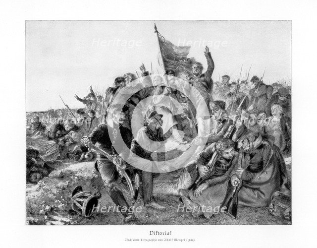 'Victory!', (1836), 1900.  Artist: Adolph Menzel.