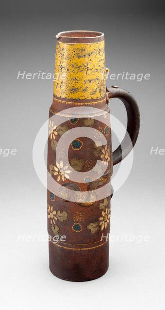 Ewer, France, 1885. Creators: Ernest Chaplet, L'Atelier Haviland de la rue Blomet Auteuil.