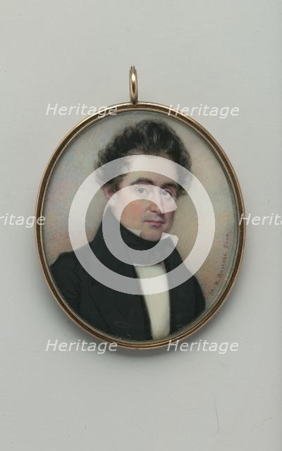 Portrait of a Gentleman, ca. 1834. Creator: Moses B Russell.