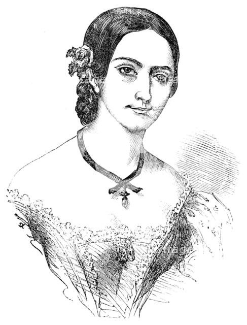 Madame Celeste, 1856.  Creator: Unknown.