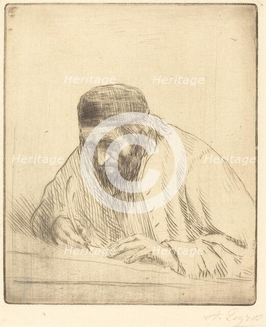 Writer (L'ecrivain). Creator: Alphonse Legros.