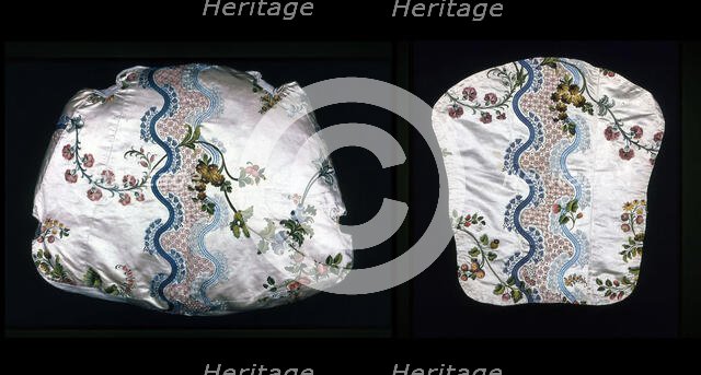 Chair Seat and Back Panel, France, 18th century. Creator: Unknown.