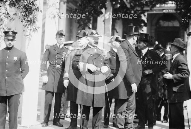 Adm. Osterhaus at City Hall, 1912. Creator: Bain News Service.