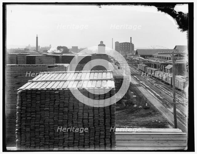 Winona, a sawmill plant, between 1890 and 1899. Creator: Unknown.