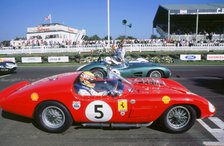Ferrari on starting grid.1998 Goodwood revival. Artist: Unknown.