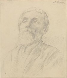 Portrait of an Old Man. Creator: Alphonse Legros.