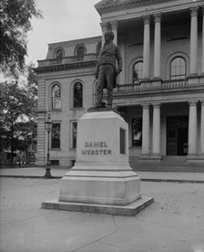 Daniel Webster statue, Concord, N.H., between 1900 and 1910. Creator: Unknown.