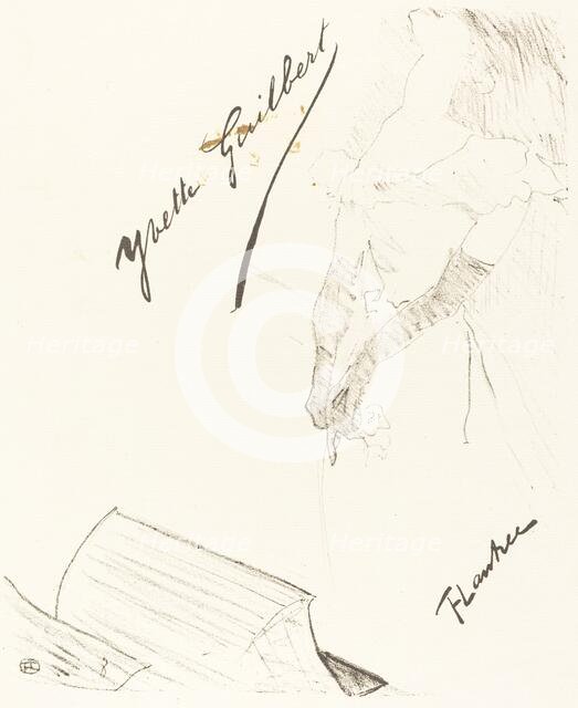 Frontispiece, 1898. Creator: Henri de Toulouse-Lautrec.