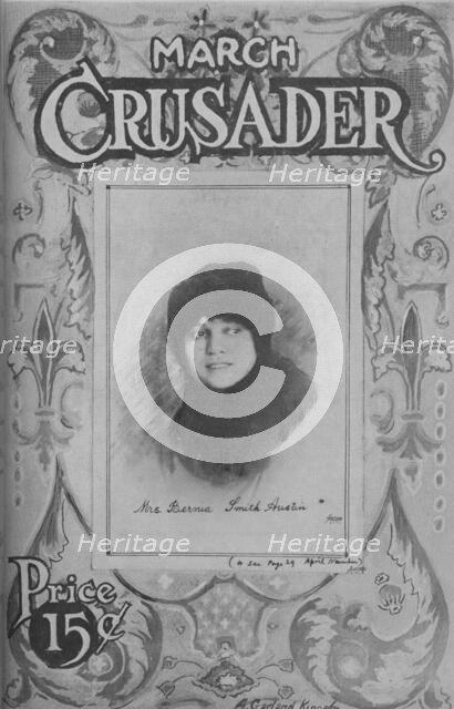 March Crusader; Mrs. Bernia Smith Austin; [Cover page], 1918-1922. Creator: Unknown.