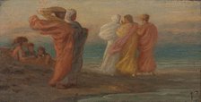 The Music Party, c. 1875. Creator: Elihu Vedder (American, 1836-1923).