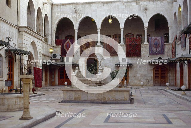 Caravanserai of Khan Al Nahasin, Aleppo, Syria, 2001. Creator: LTL.