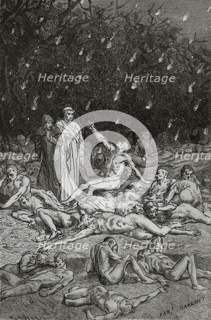 The Divine Comedy (1307-1321): Inferno (Hell), 1888.  Creator: Jean Edouard Dargent.