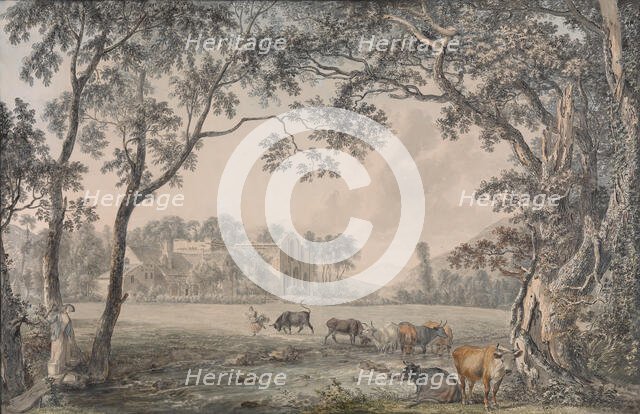 Valle Crucis Abbey, Denbighshire, 1770-79 (?). Creator: Paul Sandby.