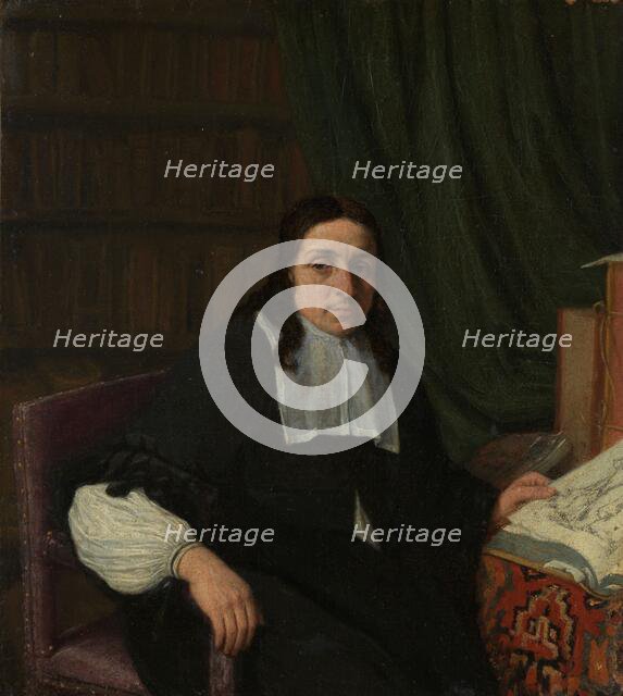 Portrait of a Collector, possibly Constantijn Sennepart (1625-1703), c.1665. Creator: Adriaen van Ostade.