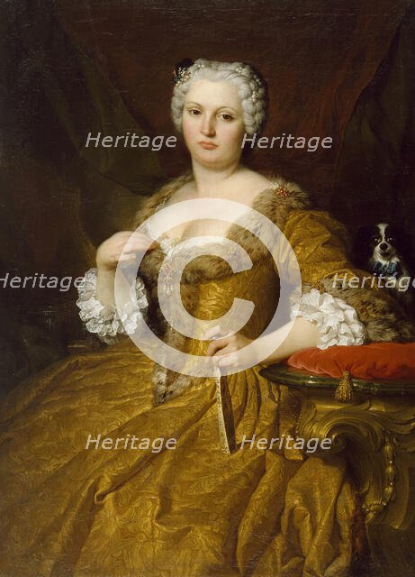 Portrait of Giovanna Bagnara (?), c1739. Creator: Pierre Subleyras.