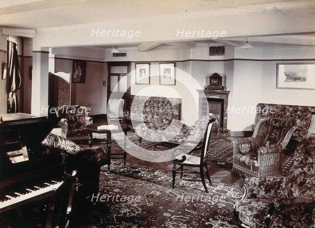 University College Hospital: a sitting room, probably for staff. Creator: Unknown.