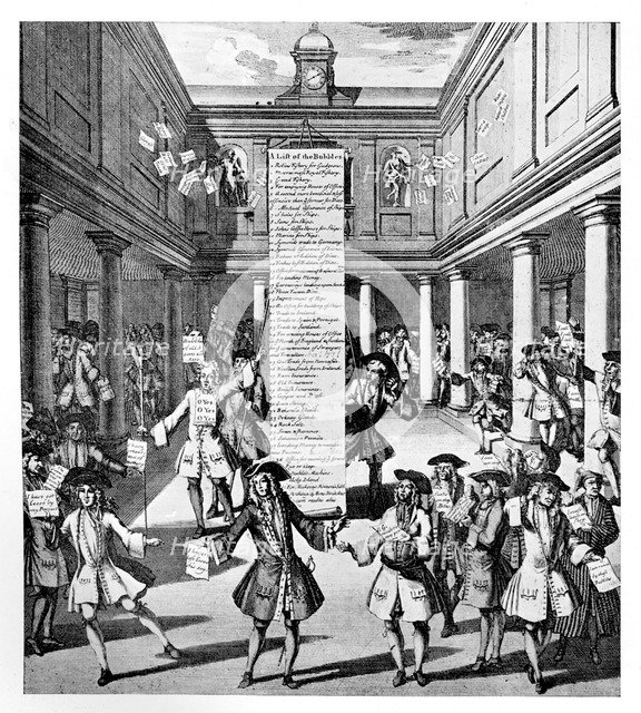 'The Bubbler's Bubbl'd or The Devil Take the Hindmost', 1720. Artist: Unknown