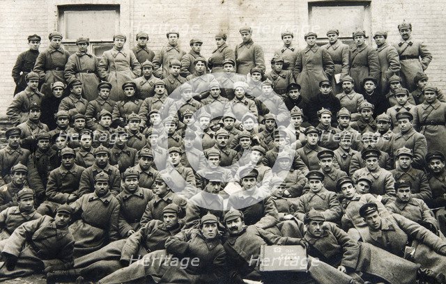 Red Army soldiers of the 99th Infantry Division, USSR, 1928. Artist: Unknown