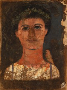 Mummy Shroud with Painted Portrait of a Boy, A.D. 150-250. Creator: Unknown.